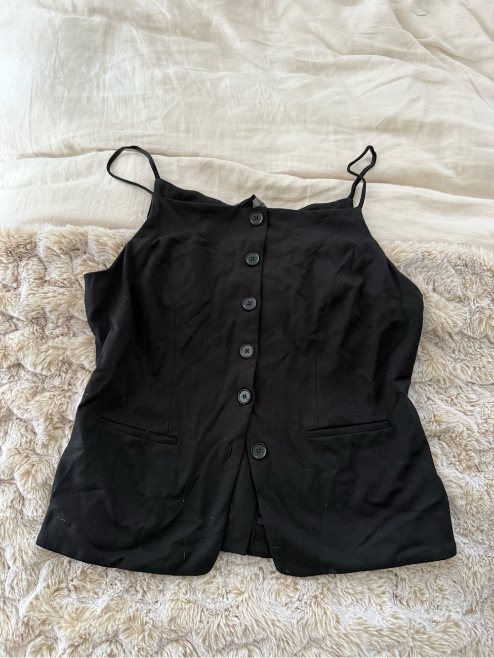 Anthropologie button front tank